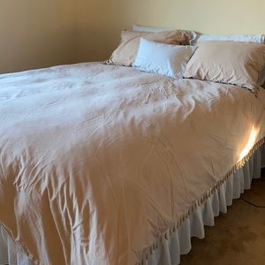 Queen size Urban Outfitters duvet cover.